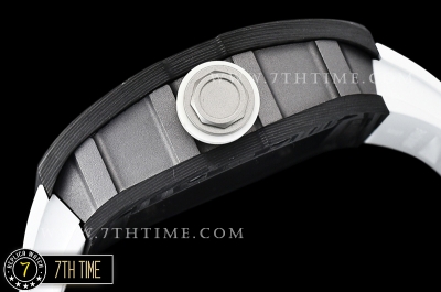 Richard Mille RM055 Bubba Watson FC/TI/RU Skeleton White MY8215 Mod White Crown