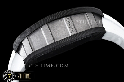 Richard Mille RM055 Bubba Watson FC/TI/RU Skeleton White MY8215 Mod White Crown