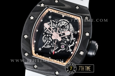 Richard Mille RM055 Bubba Watson FC/RU Skeleton White/Gold MY8215 Mod