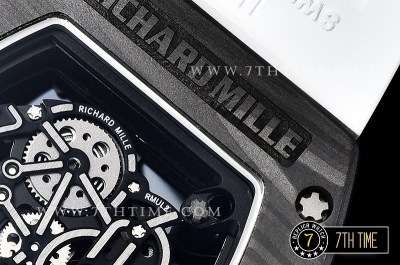 Richard Mille RM055 Bubba Watson FC/RU Skeleton White/Gold MY8215 Mod