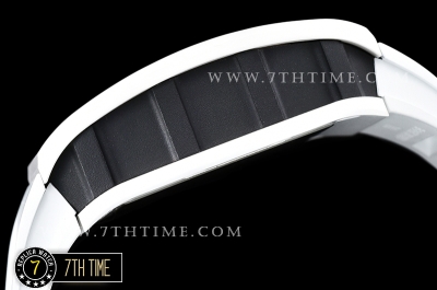 Richard Mille RM055 Bubba Watson CER/RU Skeleton White/Blue MY8215 Mod