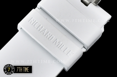 Richard Mille RM055 Bubba Watson CER/RU Skeleton White/Blue MY8215 Mod