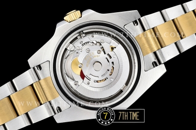 GMT Master II Ref.116713 Two Tone YG/SS Black Dial A3186 Mod