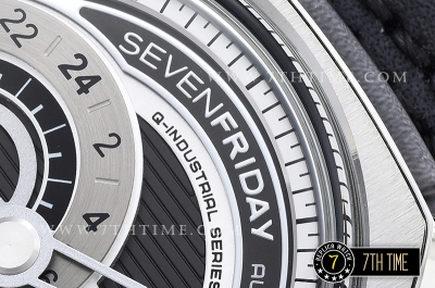 SevenFriday Q1-01 White Multi Tier Dial with counter subdials & Numeral markers